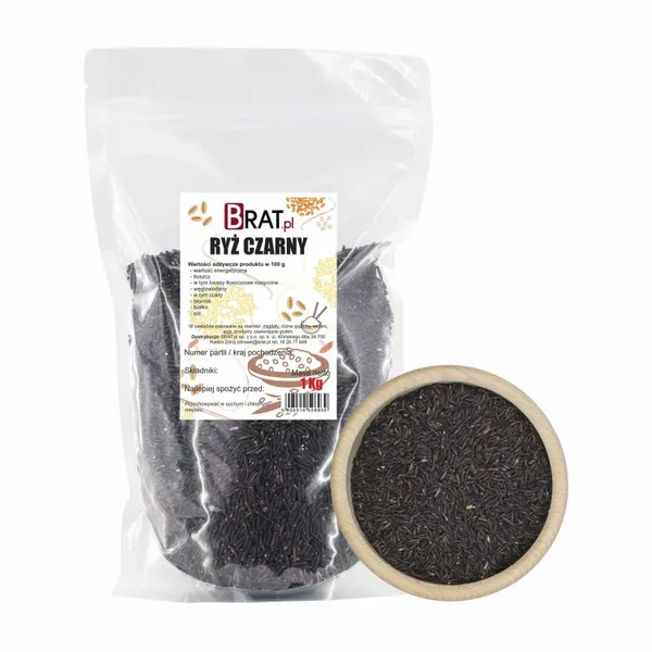 Ryż czarny 1kg zdjęcie 1