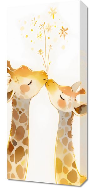 Obraz 30x70cm Czułość w Miłości zdjęcie 1