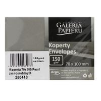 koperta 70x100 pearl jasnosrebrny 150g (10) 5977