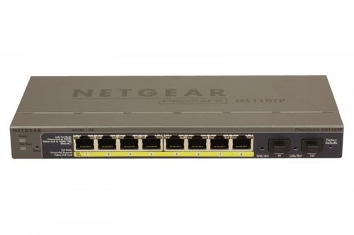 Netgear Switch Smart 8xGE 2xSFP (8xPoE) - GS110TP na Arena.pl
