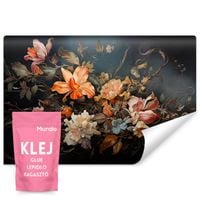 Fototapeta Do Salonu Abstrakcyjne Kwiaty Lilie Natura Retro 180cm x 120cm