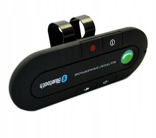 ZESTAW GŁOŚNOMÓWIĄCY SAMOCHODOWY BLUETOOTH 5.0 EDR na Arena.pl