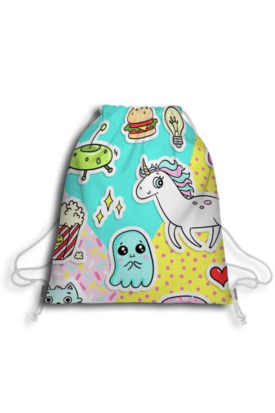 Hipsterki Worek - Plecak Full Print MIX zdjęcie 1