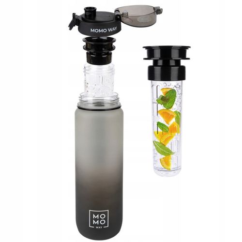 BUTELKA z wkładem na owoce MOMO WAY BIDON na wodę 1l bpa free tritan na Arena.pl