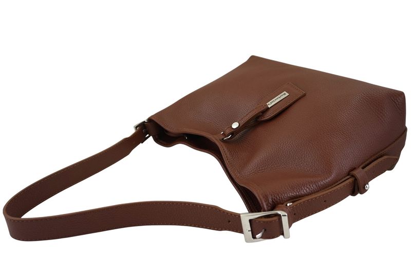 Codzienna torebka damska na ramię - Brązowa zdjęcie 5