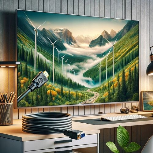 CO2 ADAPTER HDMI DO VGA KABEL PRZEJŚCIÓWKA KONWERTER FULL HD 1080P 60HZ na Arena.pl