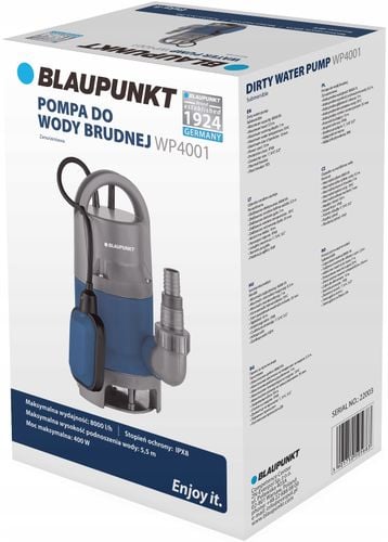 POMPA DO CZYSTEJ I BRUDNEJ WODY 400W BLAUPUNKT na Arena.pl