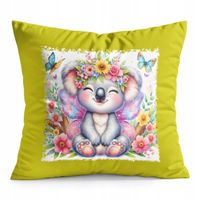 PODUSZKA ŻÓŁTA PREZENT - ZWIERZĘTA MIŚ KOALA