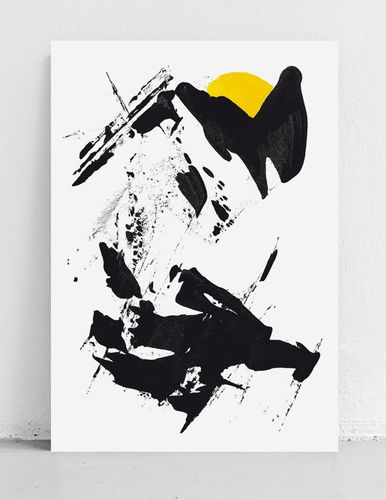 Plakat czarna abstrakcja 30x40 cm na Arena.pl