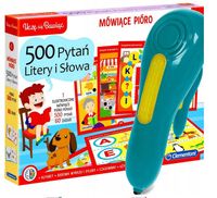 MÓWIĄCE PIÓRO 500 PYTAŃ Litery i słowa, CLEMENTONI
