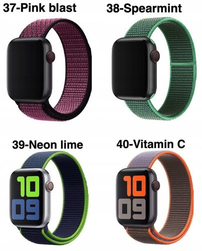 PASEK DO APPLE WATCH 2 3 4 5 6 7 8 9 SE ULTRA 2 38/40/41/42/44/45/49mm Rzep na Arena.pl