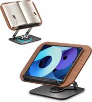 PODSTAWKA POD TABLET, LAPTOP, KSIĄŻKA DO CZYTANIA, DREWNIANA, REGULOWANA