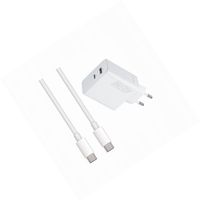 Szybka ładowarka 45W z długim kablem 2m 2 wejścia do Xiaomi POCO M4 Pro 5G