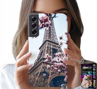 ETUI DO SAMSUNG GALAXY S21 - PARYŻ WIEŻA EIFFLA PIĘKNE MIEJSCA PLECKI