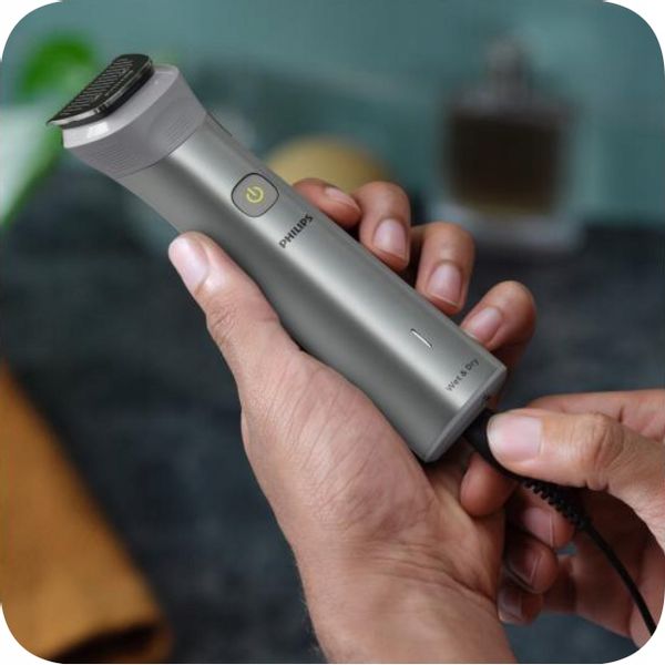 TRYMER MASZYNKA PHILIPS DO WŁOSÓW ZAROSTU BRODY CIAŁA GOLARKA BEZPRZEWODOWA zdjęcie 7