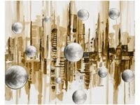 40X50CM MIASTO ZE SNU SEPII OBRAZ