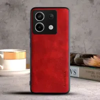 Etui AIORIA Vintage LEATHER Xiaomi Poco X6 / Redmi Note 13 Pro 5G czerwony