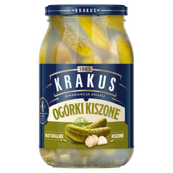Krakus Ogórki kiszone 860 g zdjęcie 1