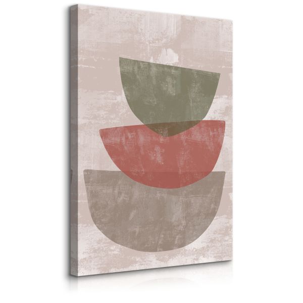 Obraz Na Płótnie Do Sypialni Styl Boho Abstrakcja Minimalizm 30cm x 40cm zdjęcie 1
