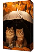 Obraz 30x50cm Jesienny Koci Schron