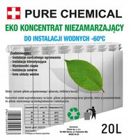 GLIKOL PROPYLENOWY KONCENTRA DO C.O EKOLOGICZNY PŁYN SOLARNY -60°C 20L
