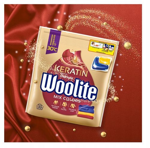 Woolite Kapsułki do prania tkanin kolorowych białych i czarnych 99 na Arena.pl