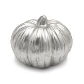 DYNIA CERAMICZNA OZDOBNA SREBRNA FIGURKA DEKORACJA JESIENNA