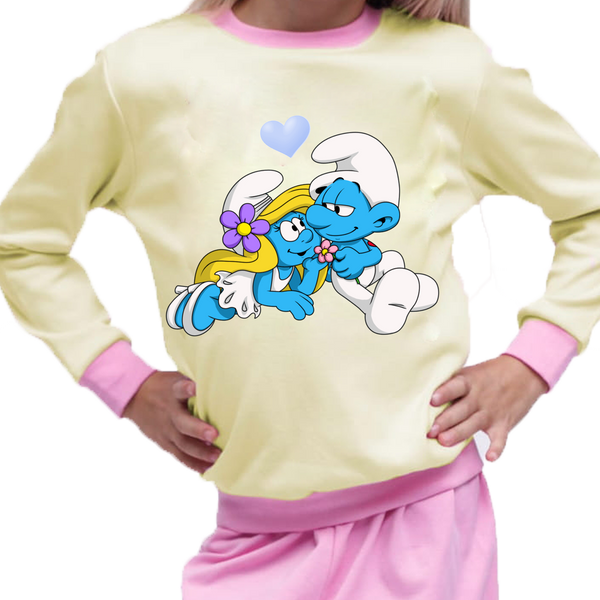 Piżama dziecięca Smerfy zdjęcie 1