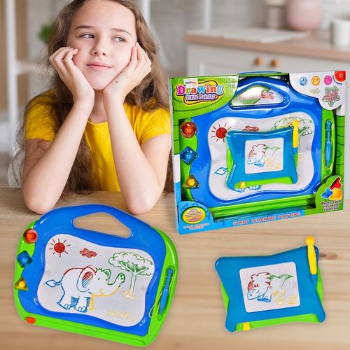 ZNIKOPIS TABLICA MAGNETYCZNA KOLOROWA DO MALOWANIA ZNIKOPIS STEMPELKI na Arena.pl