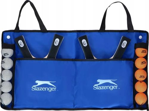 Zestaw do tenisa stołowego ping ponga 4x rakietki 10x piłeczki SLAZENGER na Arena.pl