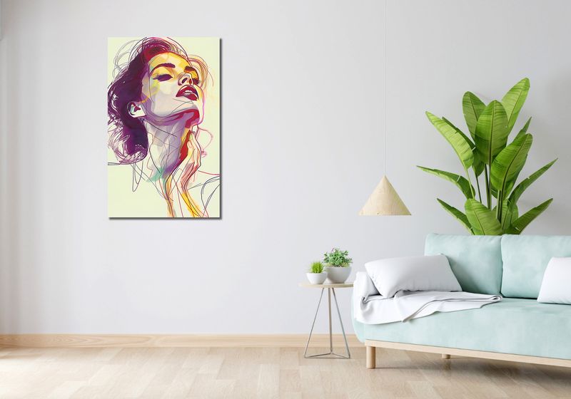 Obraz 60x100cm Płynność zdjęcie 2