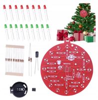 Elektroniczna bombka LED nauka lutowania diy kit
