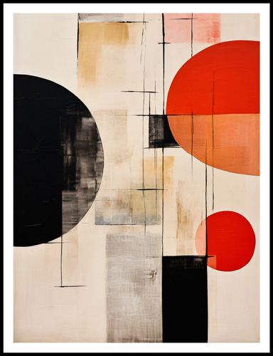 Plakat 75x100cm Abstrakcyjna Symetria na Arena.pl