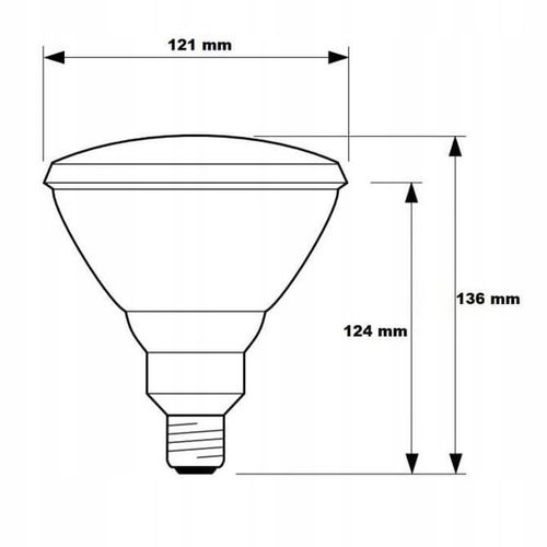 Philips Promiennik Podczerwieni PAR38 IR 150 W E27 – Terapia Cieplna na Arena.pl