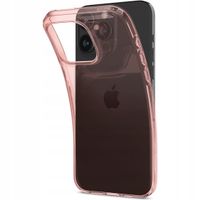 Etui Spigen Crystal Flex na iPhone 15 Pro Max - różowo-przezroczyste