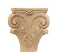 Kapitel głowica, podpora z pyłu drzewnego 130xH150 x45mm F560286