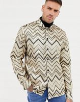 TT42 KOSZULA PASTY ZŁOTA ASO DESIGN XS