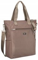 Torebka shopper bag damska duża torba A4 beżowa miejska PETERSON