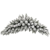 GIRLANDA ŚWIĄTECZNA OŚNIEŻONA CHOINKOWA DEKORACJA NA ŚWIĘTA STÓŁ ROGAL 80cm