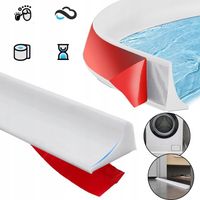 2M SAMOPRZYLEPNA LISTWA ZATRZYMUJĄCA WODĘ DO WANNY, LISTWA