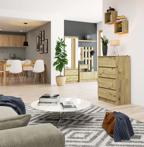 KOMODA K60 4SZ PK DĄB ARTISAN na Arena.pl