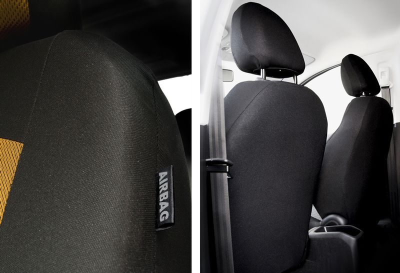 Uniwersalne pokrowce SPORT LINE Żółte do AUDI A6 C4 C5 C6 C7 C8 zdjęcie 4