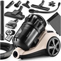 ODKURZACZ CYKLONOWY MOZANO BEZWORKOWY TURBOSZCZOTKA FILTR HEPA 4000W 3L