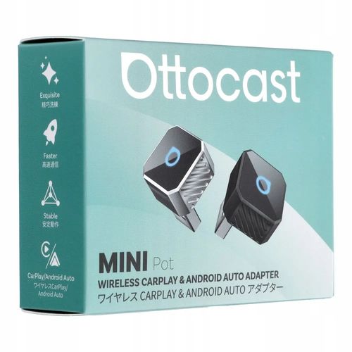 BEZPRZEWODOWY ADAPTER SAMOCHODOWY OTTOCAST MINI CUBE T3 na Arena.pl