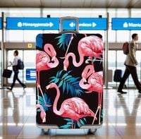 Ochronny Pokrowiec na Walizkę Podróżną Etui na Bagaż Mały Zamek