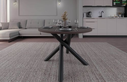 Okrągły Stół Norway Loft 110cm Orzech Wisconsin na Arena.pl