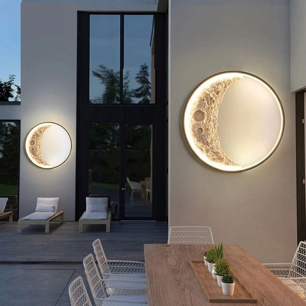 Plafon okrągły dekoracyjny Lampa Led na ścianę Księżyc 40 cm 3D Moon zdjęcie 3