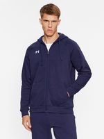 Under Armour Bluza Ua Rival Fleece Fz Hoodie 1379767 Granatowy Loose Fit