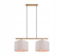 LAMPA WISZĄCA ZWIS TRIO KORBA 301200201 DREWNO