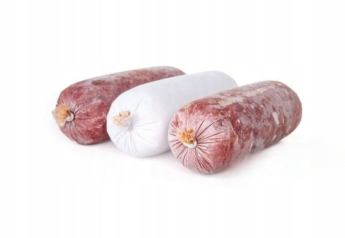 BATON WOŁOWY MIĘSO MROŻONE DLA PSA 100% BARF 10KG 20 x 0,5KG WOŁOWE KARMA na Arena.pl